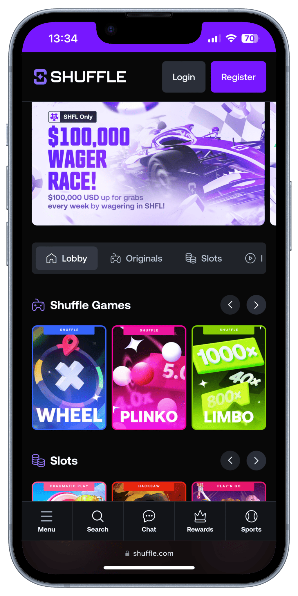 Shuffle Casino Download Mobiele App